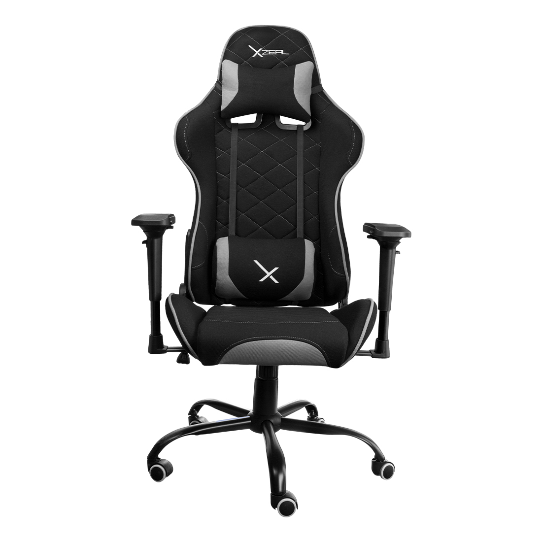 SILLA GAMER XZEAL (XZSXZ25B) TELA, RECLINABLE 180°,BRAZOS 4D