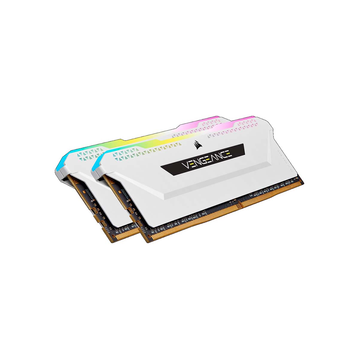 CORSAIR MEMORIA DIMM DDR4 CORSAIR (CMH16GX4M2D3600C18W) 16GB 3600MHZ(2X8GB) VENGEANCE RGB SLPRO BLANCO CL18