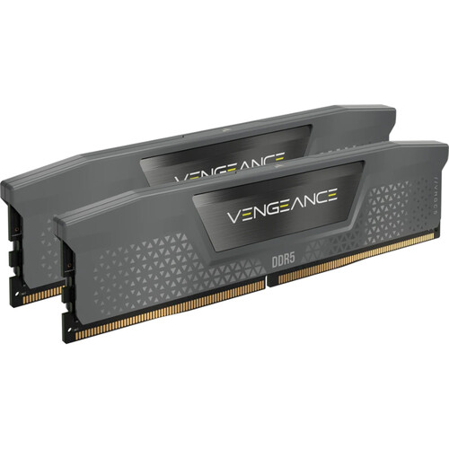 CORSAIR MEMORIA DIMM DDR5 CORSAIR (CMK32GX5M2D6000Z38) 32GB 6000MT/S (2X16GB) VENGEANCE CL38, EXPO, XMP, GRIS