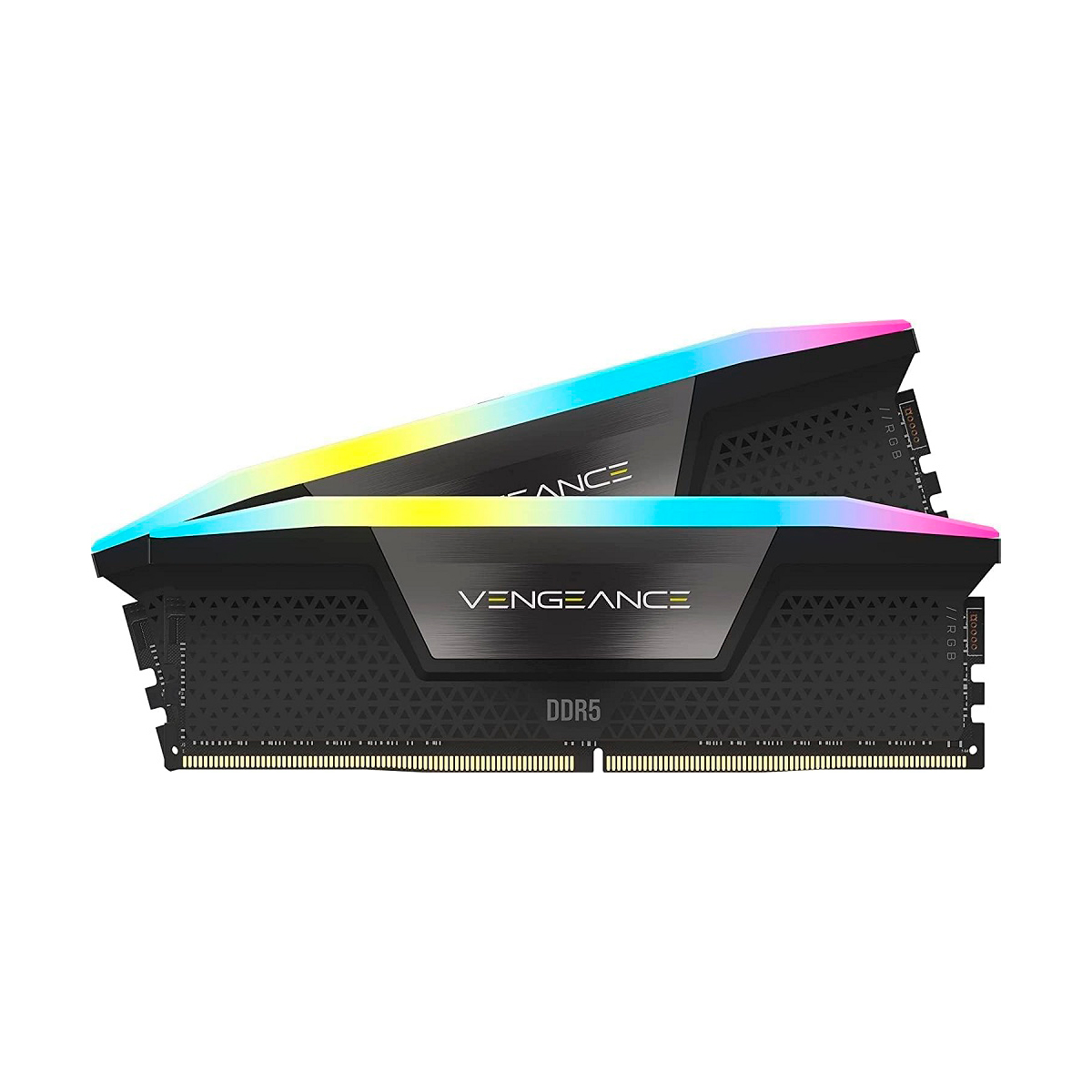 CORSAIR MEMORIA DIMM DDR5 CORSAIR (CMH64GX5M2B6400C32) 64GB 6400MHZ (2X32GB) VENGEANCE RGB,NEGRO CL32-84