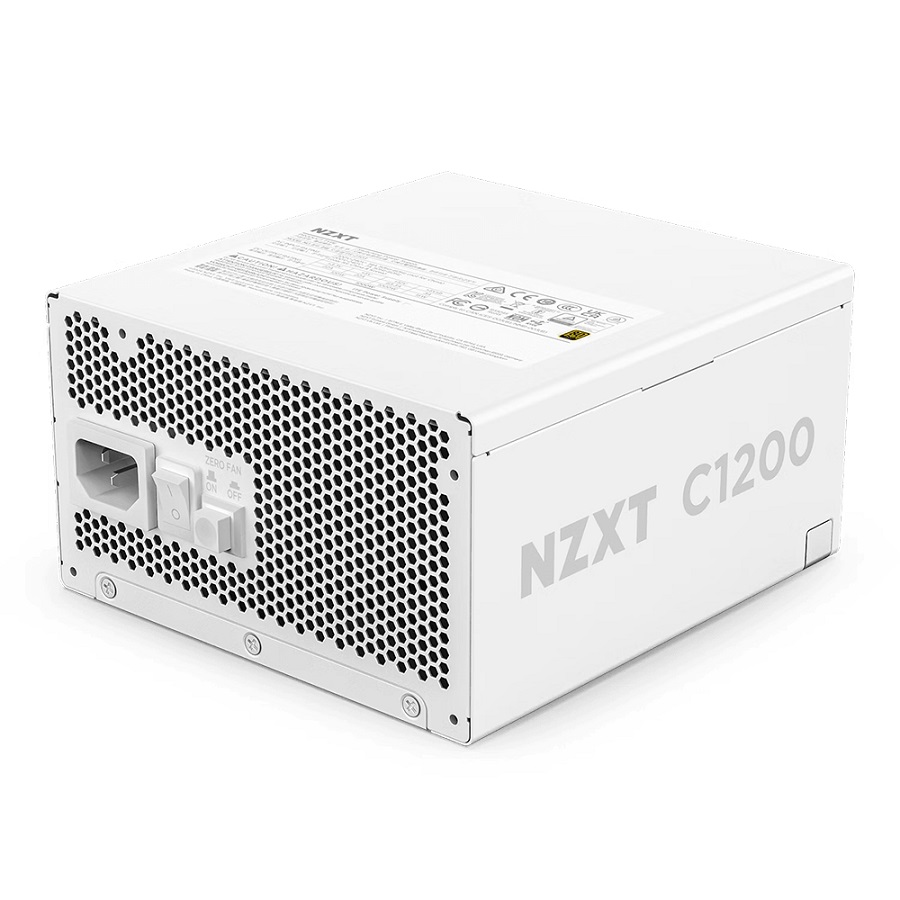 NZXT FUENTE DE PODER NZXT (PA-2G2BW-US) 1200W 80 PLUS GOLD, C1200, ATX 3.1,  FULL MODULAR, BLANCO