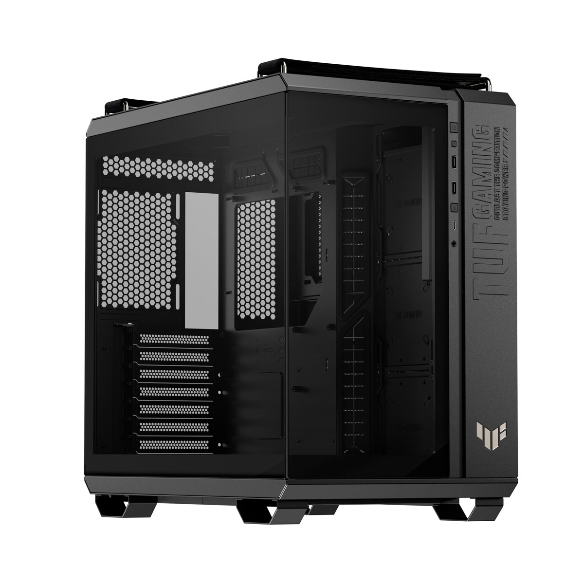 GABINETE ASUS (TUF GAMING GT502 HORIZON BLACK) NEGRO, MEDIA 