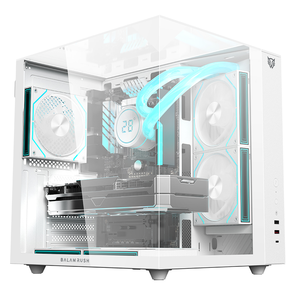 GABINETE BALAM RUSH(BR-941532)TANK MAJESTIC 6600,ATX,1*USB 3