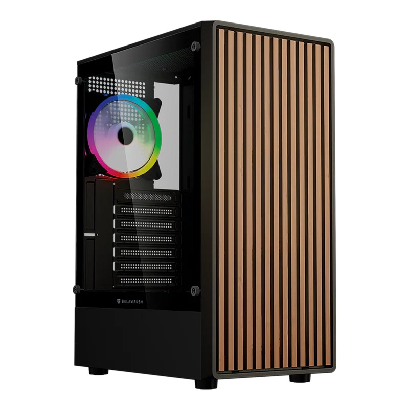 GABINETE BALAM RUSH(BR-943949)DRAGONFLY WOOD GM580,ATX, SIN 