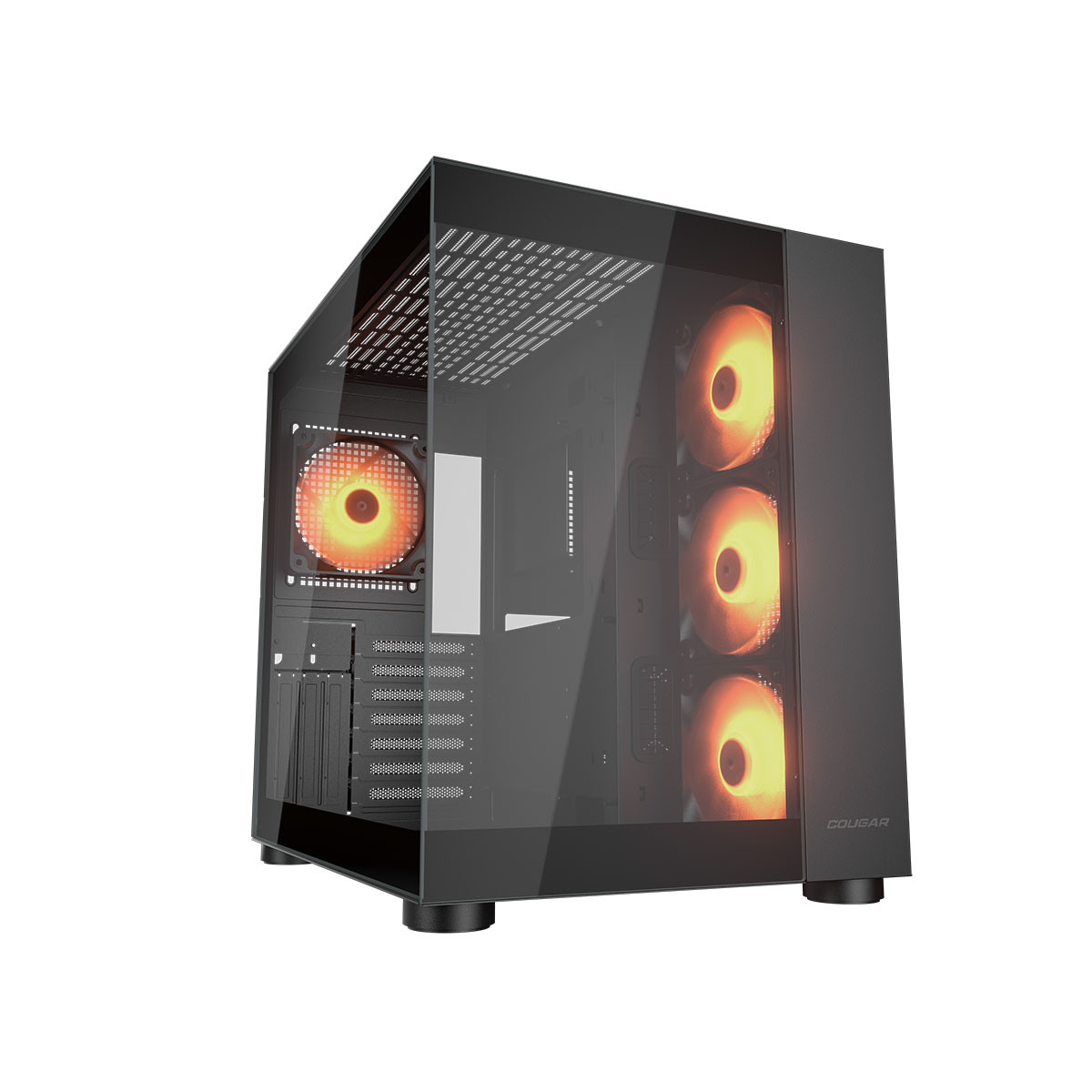 GABINETE COUGAR FV150 RGB BLACK (CGR-5KA1B-RGB) MID TOWER DU