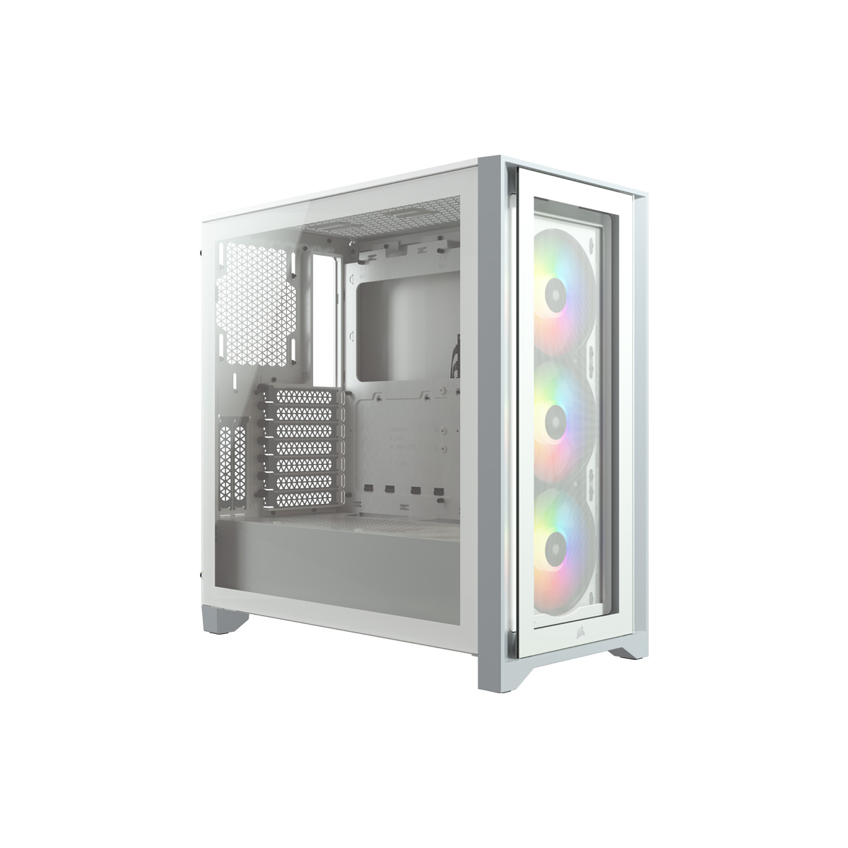 GABINETE CORSAIR (CC-9011205-WW) ICUE 4000X RGB BLANCO PANEL