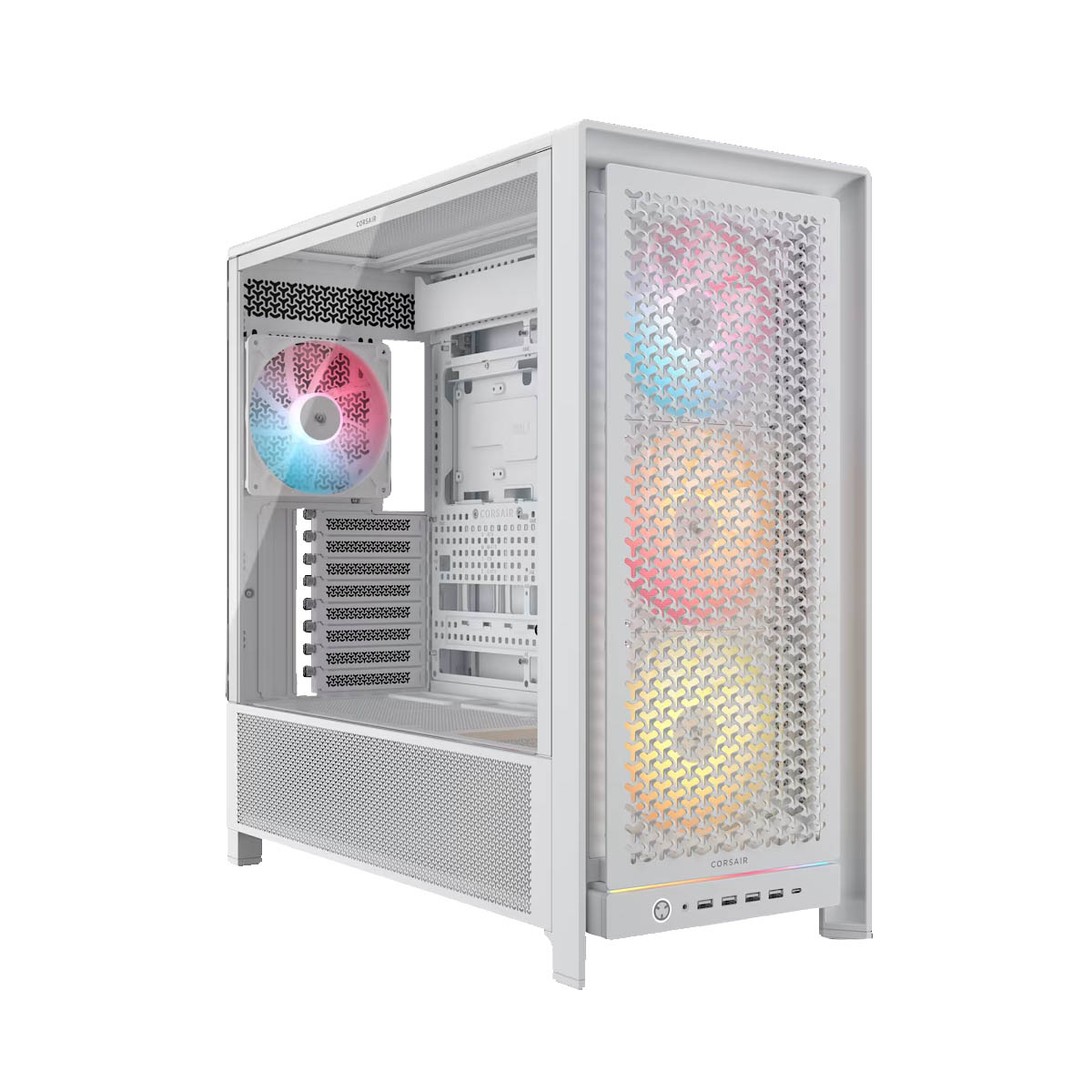 GABINETE CORSAIR (CC-9011310-WW) 5000D FRAME BLANCO ARGB CRI