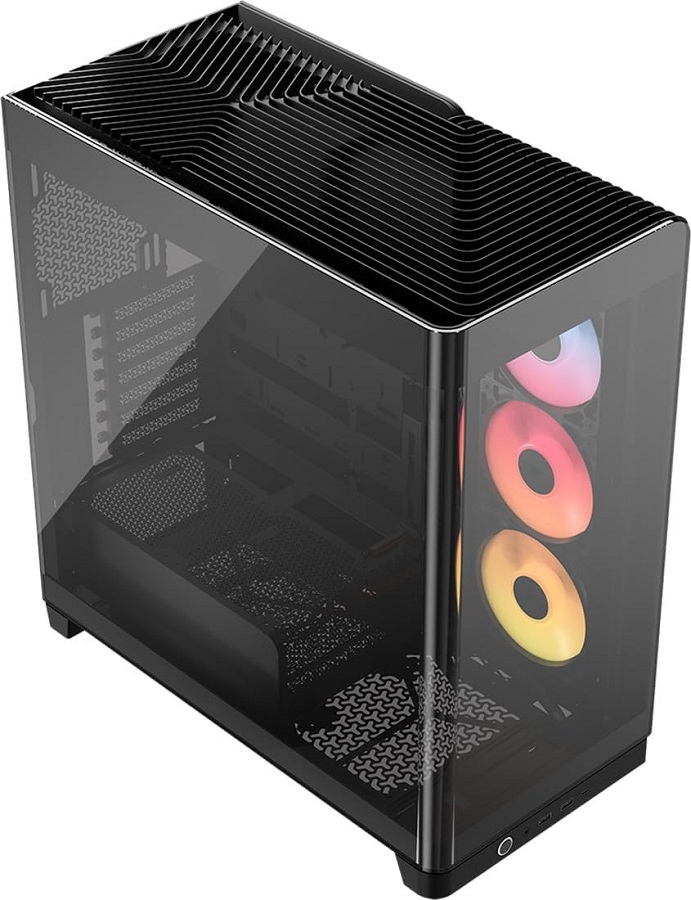 GABINETE CORSAIR (CC-9011314-WW) 4500X FRAME,NEGRO CRISTAL T