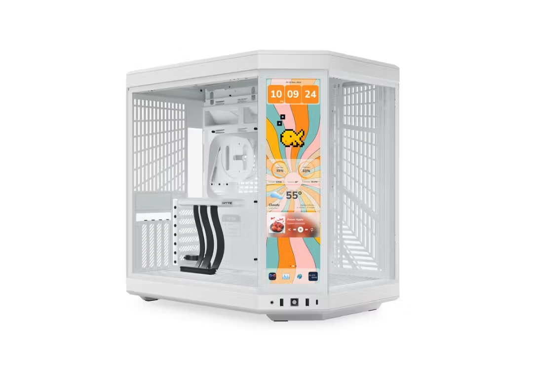 GABINETE HYTE (CS-HYTE-Y70TTI-WW) SNOW WHITE, Y70 LCD TOUCH 