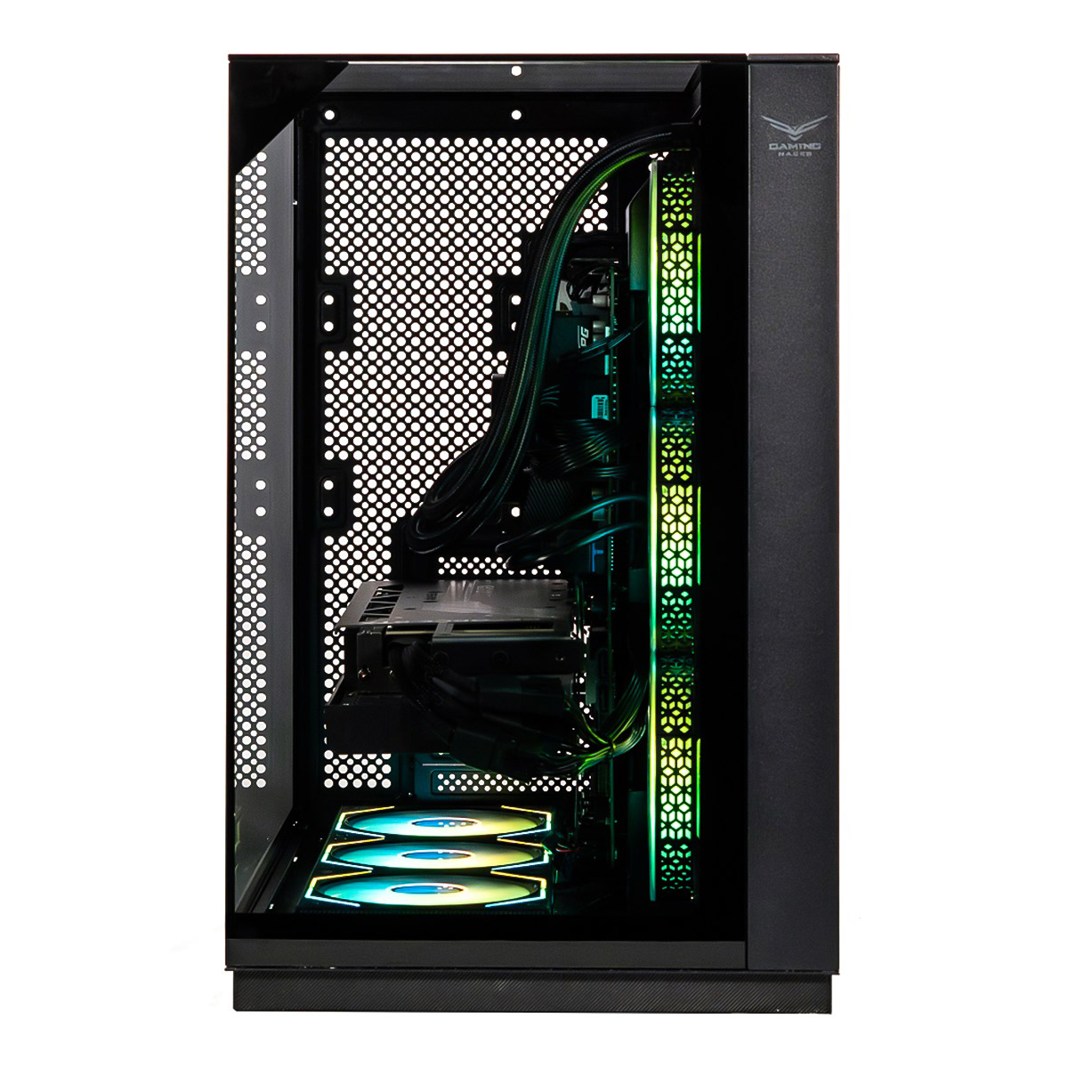GABINETE NACEB (NA-0639) GAMER M-ATX, ITX, CRISTAL TEMPLADO 