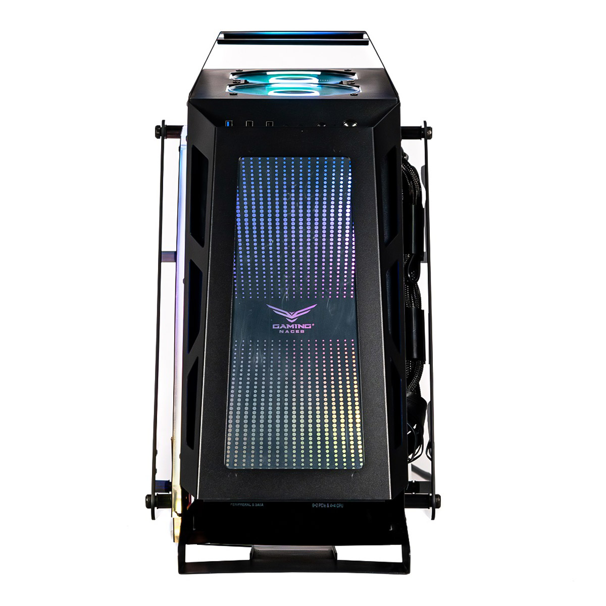 GABINETE NACEB (NA-0641) GAMER OLYMPIAN, M-ATX, ITX, CRISTAL