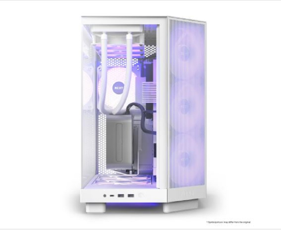 GABINETE NZXT (CC-H61FW-R1) H6 FLOW RGB EDITION COMPACT DUAL