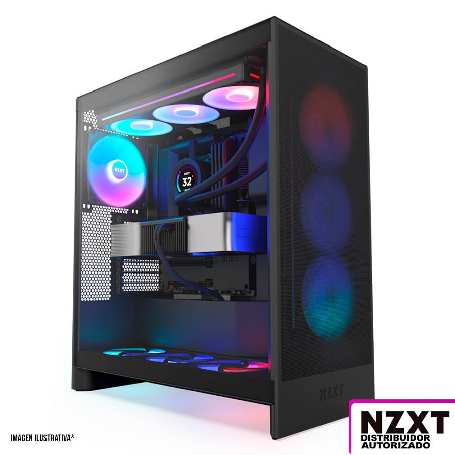 GABINETE NZXT (CM-H72FB-R1) H7 FLOW RGB, ATX, SIN FUENTE, CR