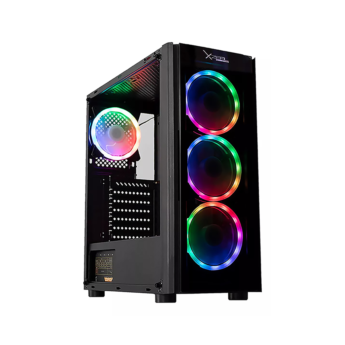 GABINETE XZEAL (XZCGB12B) XZ110-1, MICRO ATX,CRISTAL,1*USB 3