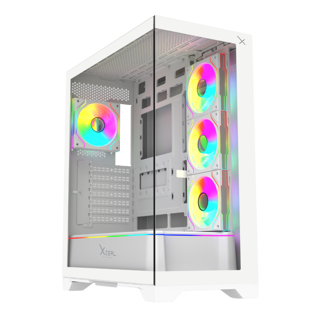 GABINETE XZEAL (XZGAEX1W) FULL TORRE, E-ATX, CRISTAL+METAL,4