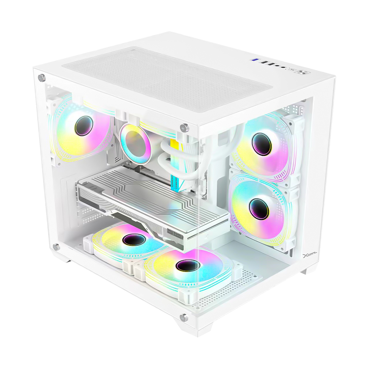 GABINETE XZEAL (XZGAMC2W)PANZER II CUBO CX12,MICRO ATX,CRIST