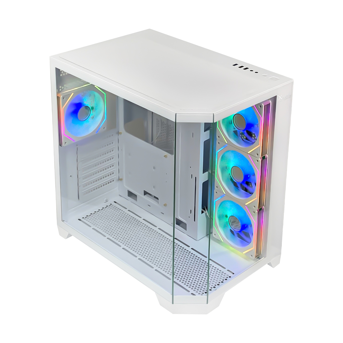 GABINETE XZEAL (XZGAXT1W) X-TRON,MICRO ATX,CRISTAL+METAL, 4*