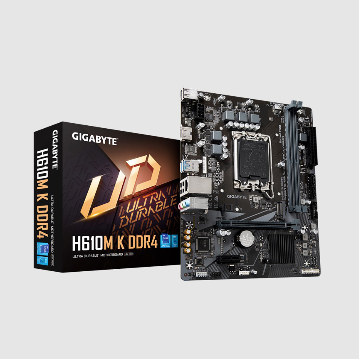 MOTHERBOARD GIGABYTE (H610M K DDR4) SOCKET 1700, 2*DDR4 3200