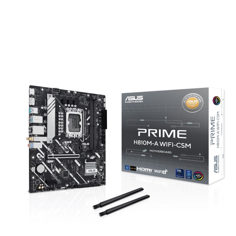 MOTHERBOARD ASUS (PRIME H810M-A WIFI-CSM) SOCKET 1851,2*DDR5