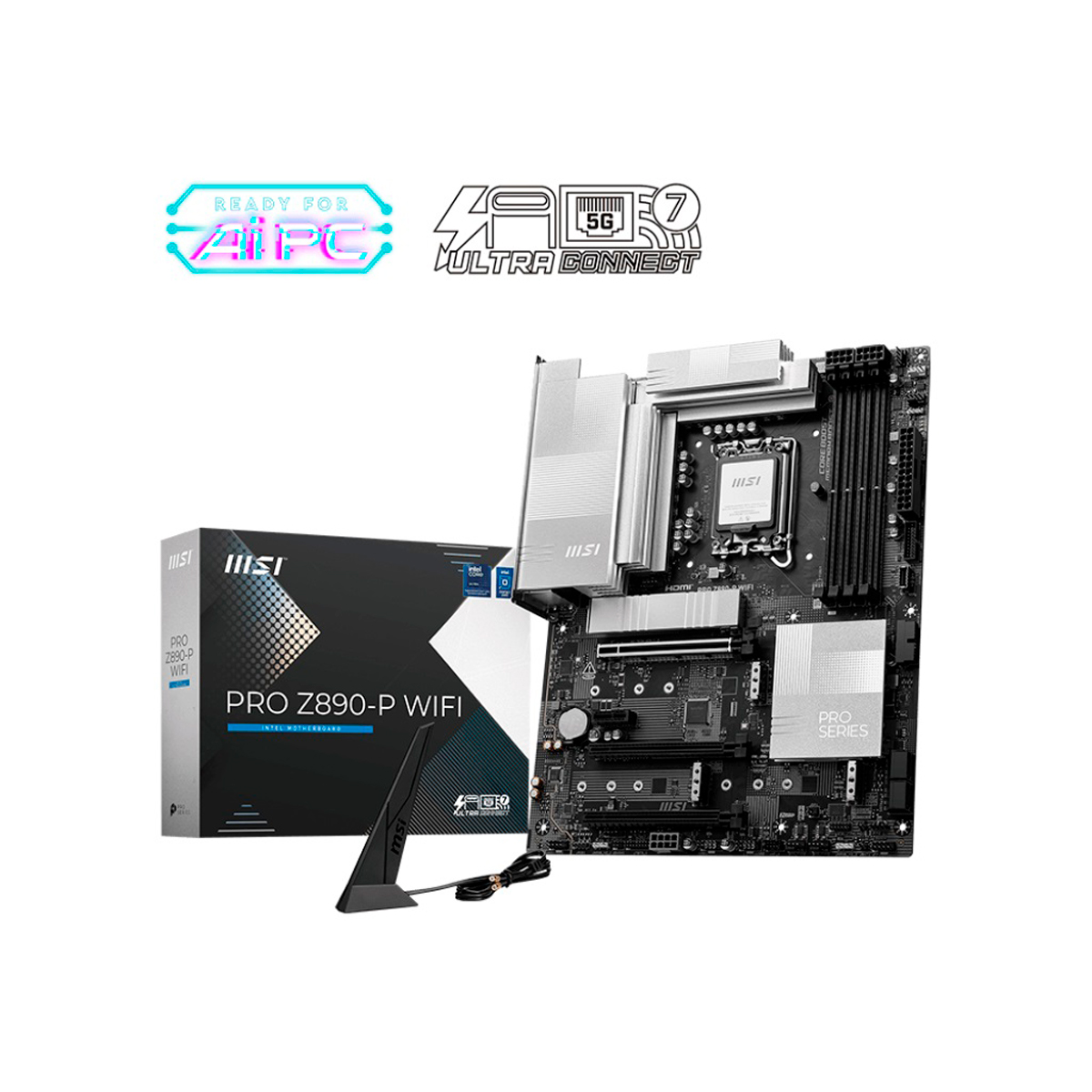 MOTHERBOARD MSI (PRO Z890-P WIFI) SOCKET 1851, 4*DDR5 9200, 