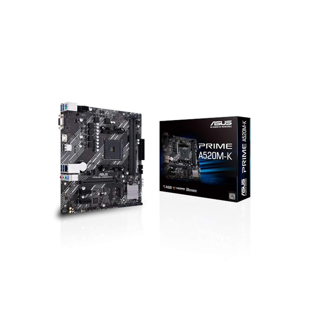 MOTHERBOARD ASUS (PRIME A520M-K) SOCKET AM4,2*DDR4, HDMI, D-