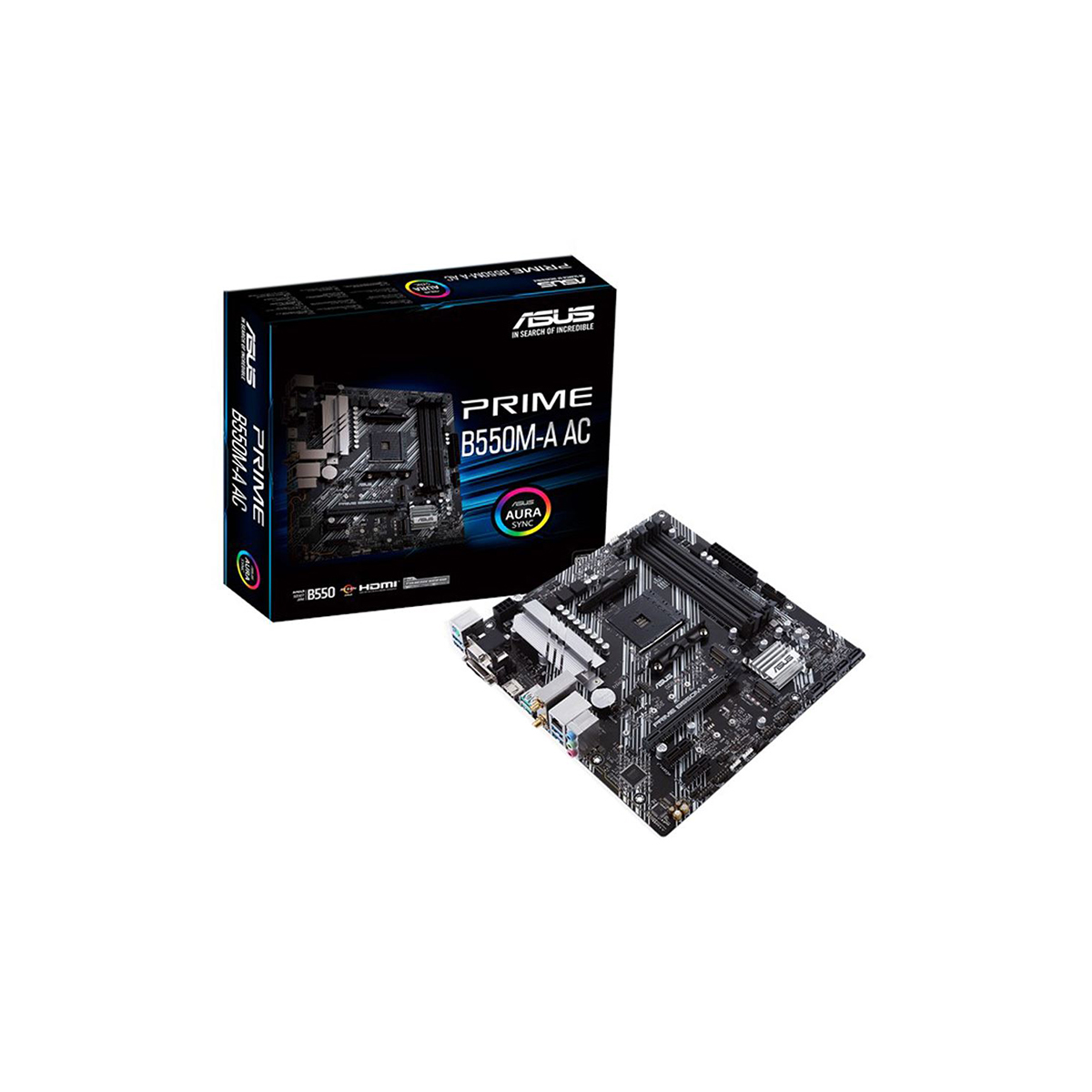 MOTHERBOARD ASUS (PRIME B550M-A AC) SOCKET AM4,4*DDR4 4600,H