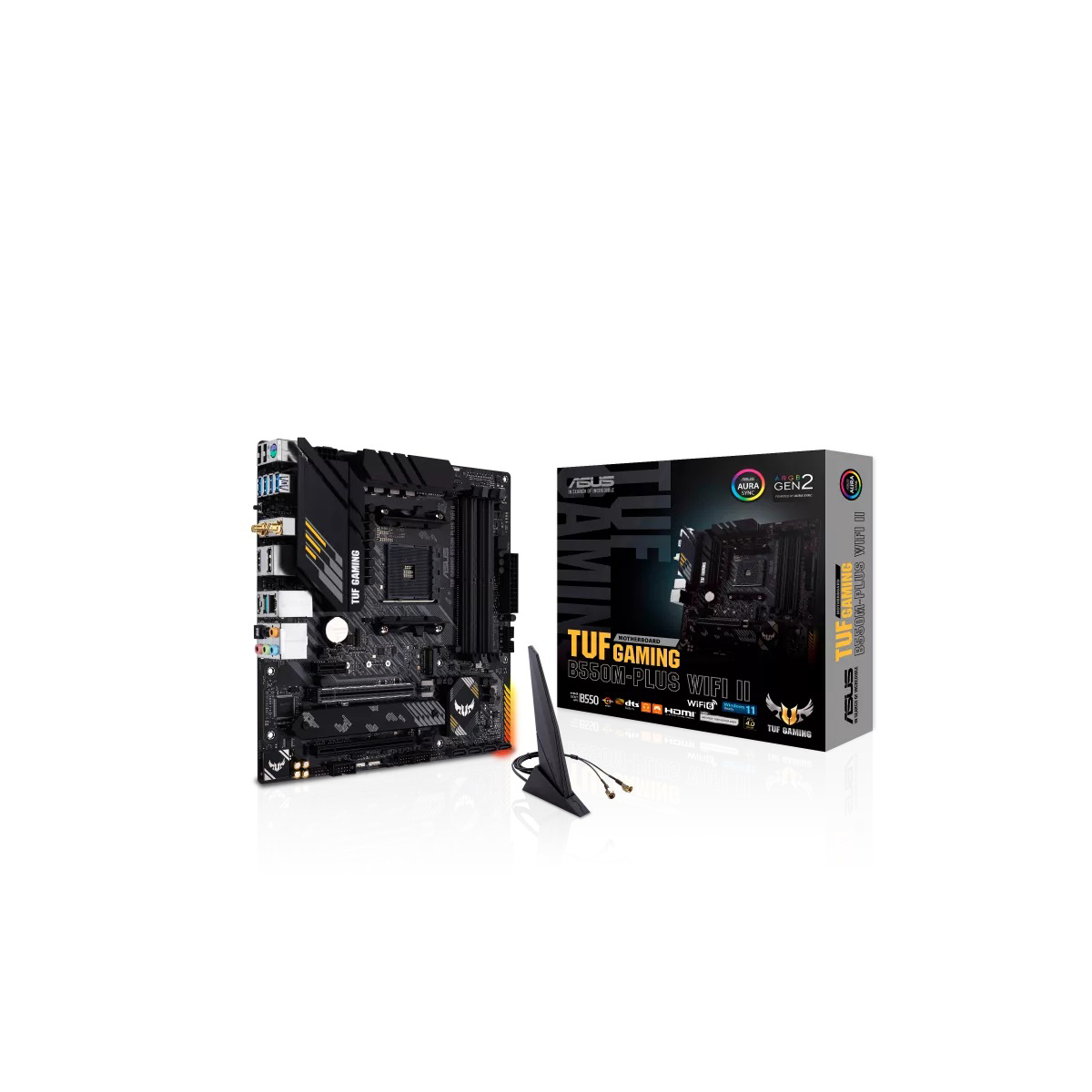 MOTHERBOARD ASUS (TUF GAMING B550M-PLUS WIFI II)  SOCKET AM4