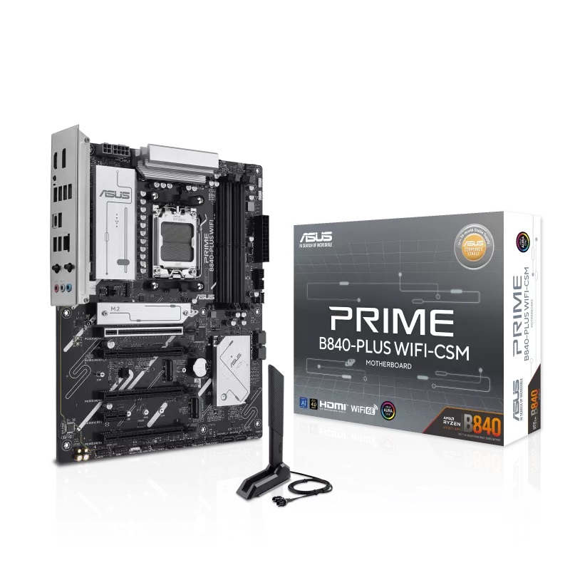 MOTHERBOARD ASUS (PRIME B840-PLUS WIFI-CSM) SOCKET AM5,4*DDR