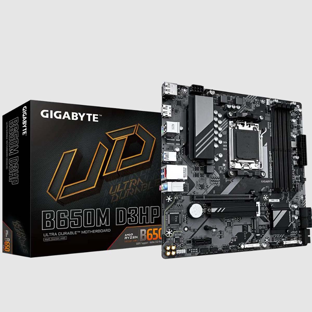 MOTHERBOARD GIGABYTE (B650M D3HP) SOCKET AM5, 4*DDR5 7600MHZ