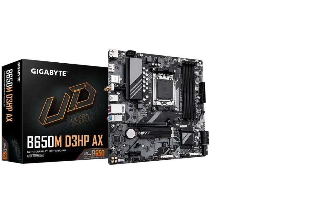 MOTHERBOARD GIGABYTE (B650M D3HP AX) SOCKET AM5,4*DDR5 5200M