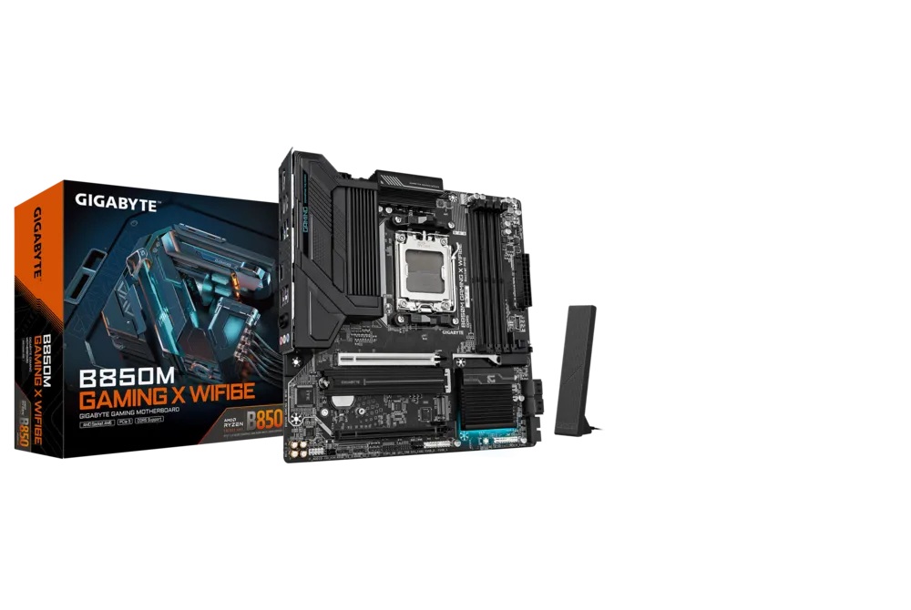 MOTHERBOARD GIGABYTE (B850M GAMING X WF6E) SOCKET AM5,4*DDR5
