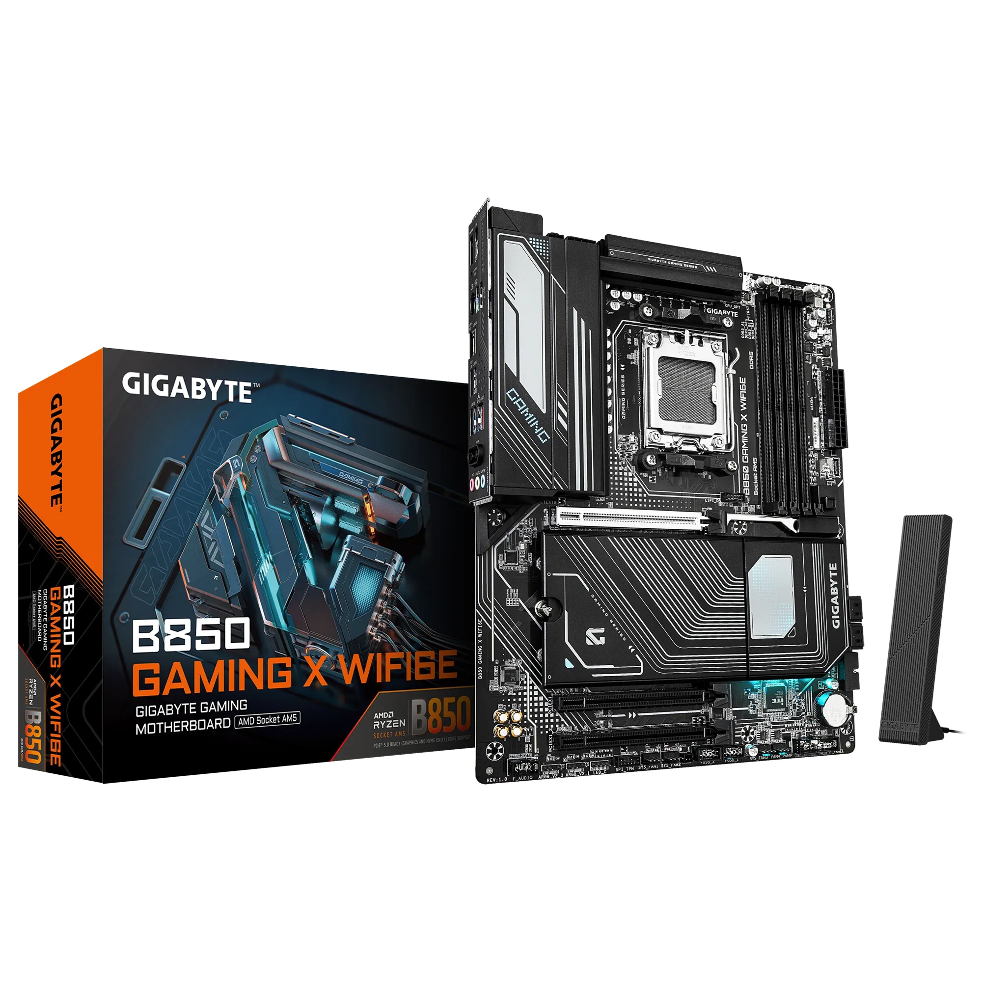 MOTHERBOARD GIGABYTE (B850 GAMING X WIFI6E) SOCKET AM5,4*DDR