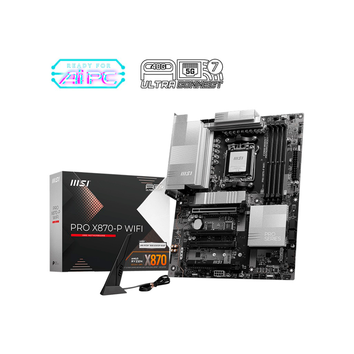 MOTHERBOARD MSI (PRO X870-P WIFI) SOCKET AM5, 4*DDR5 8200, 1