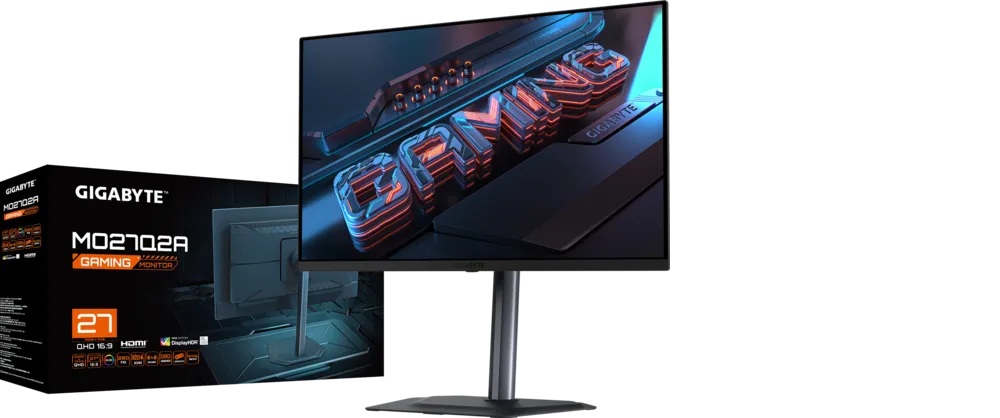 MONITOR OLED GIGABYTE 27" (MO27Q2A) GAMING,2560 X 1440 QHD,P