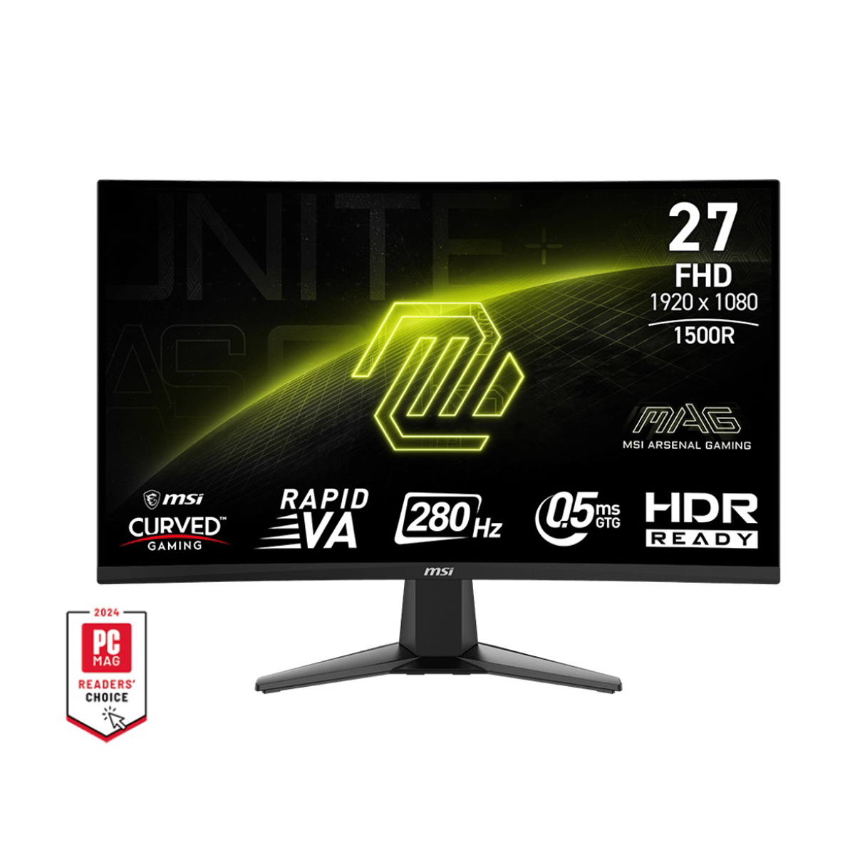 MONITOR LED MSI 27" (MAG 276CXF) 1920X1080, CURVO, 280HZ, 0.