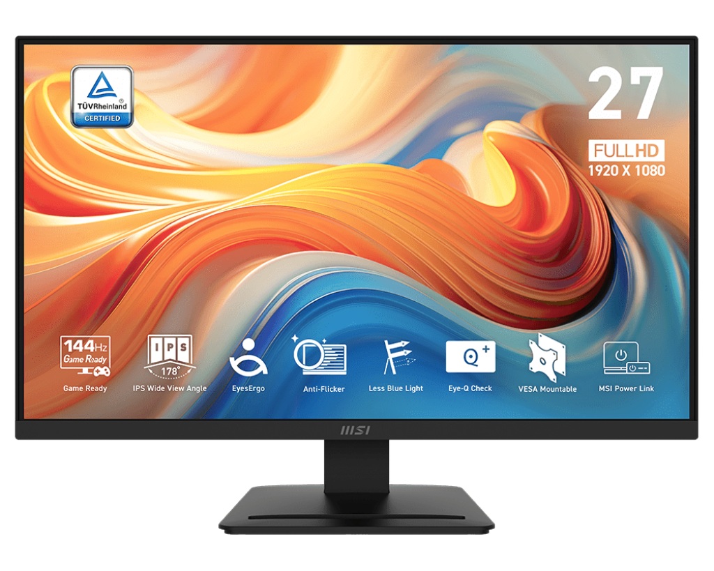 MONITOR LED MSI 27" (PRO MP273L E14) 1920X1080, PLANO, 140 H