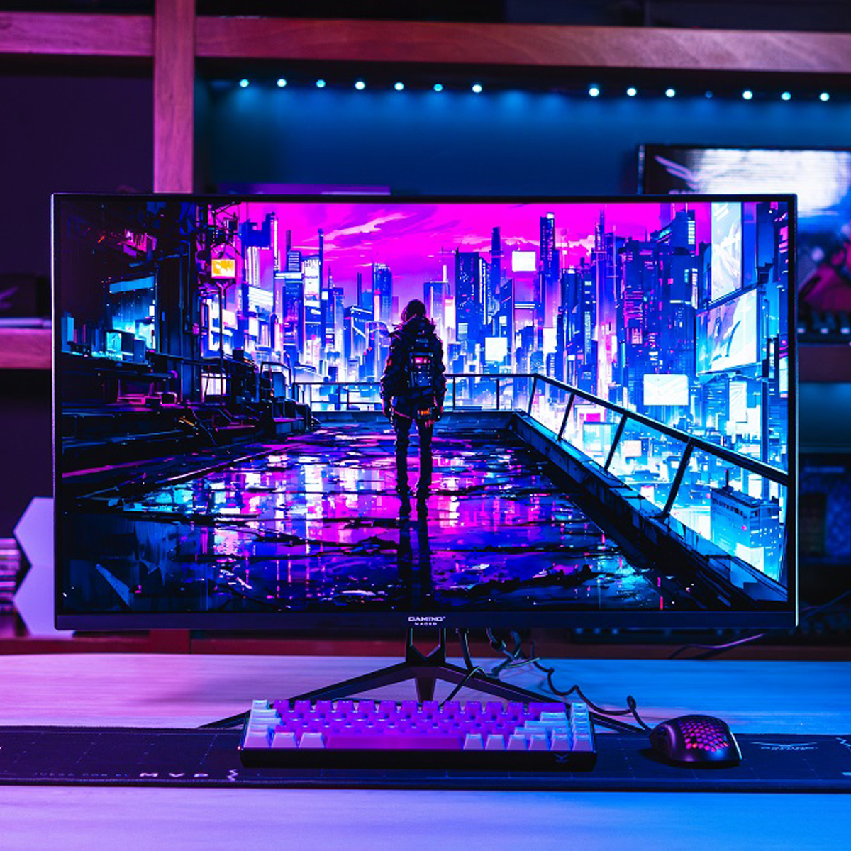 MONITOR GAMING LED 32" NACEB (NA-0644) CURVO R1800 QHD, 2560