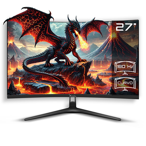 MONITOR LED XZEAL 27" (XZMXZ47B) 1920*1080 FULL HD, CURVO, 1