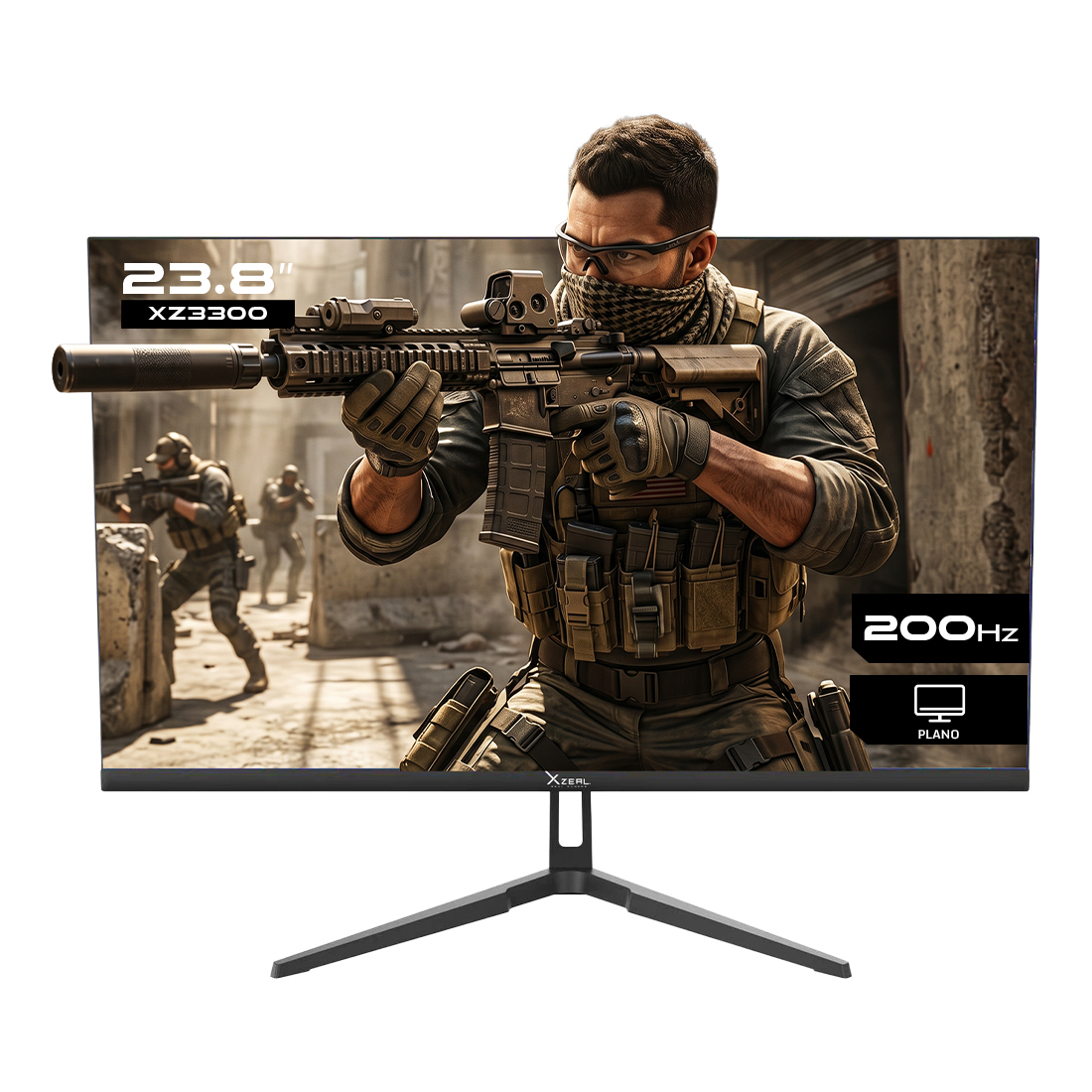 MONITOR LED XZEAL 23.8" (XZMXZ33B) 1920*1080, FHD, PLANO, 20