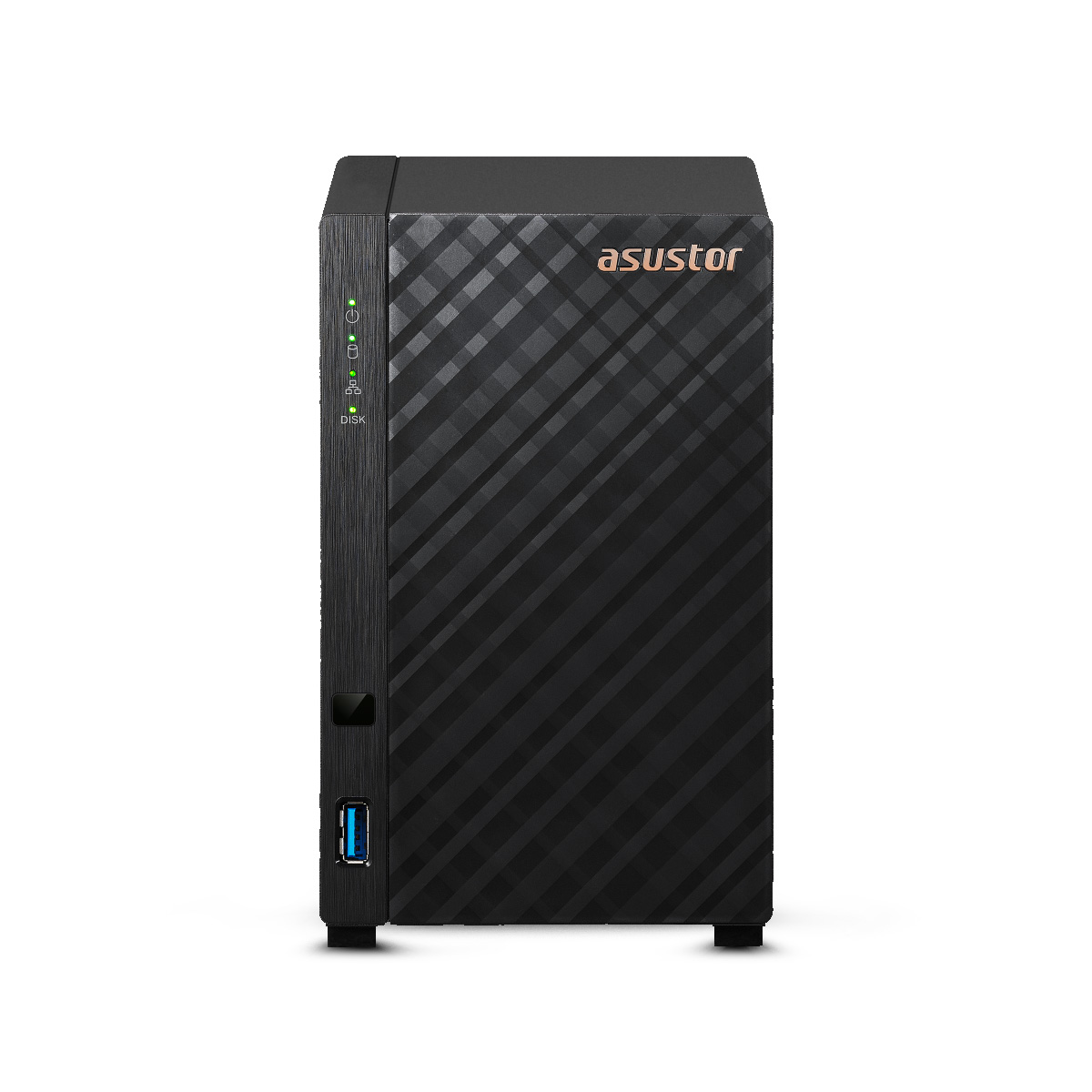 NAS ASUSTOR (AS1202T) DRIVESTOR 2, REALTEK 1.7GHZ, 1GB DDR4,