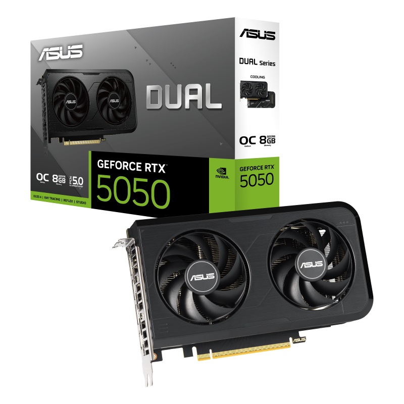 TARJETA DE VIDEO ASUS (DUAL-RTX5050-O8G) 8GB GDDR6, 128BIT, 