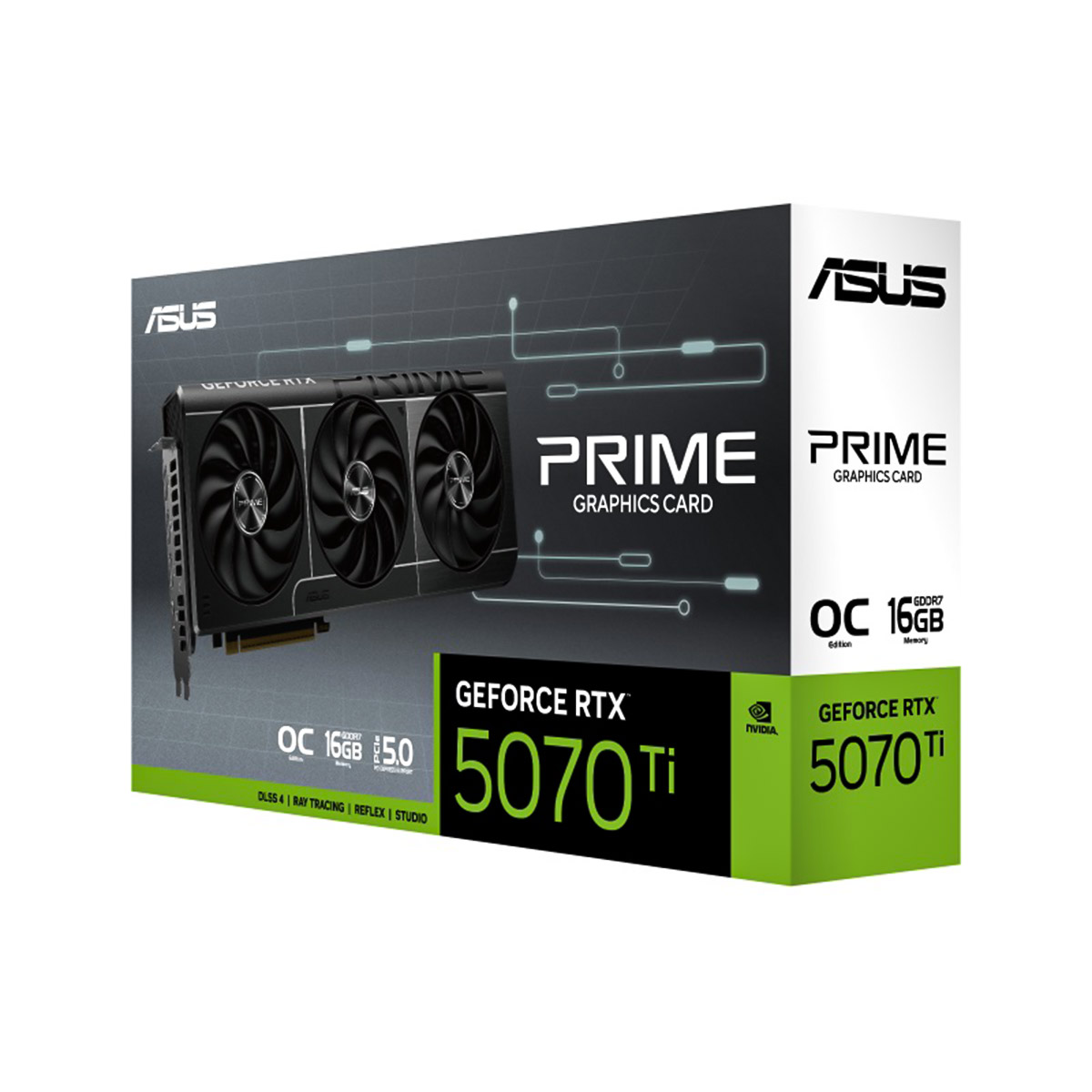 TARJETA DE VIDEO ASUS (PRIME-RTX5070TI-O16G) 16GB GDDR7, 256