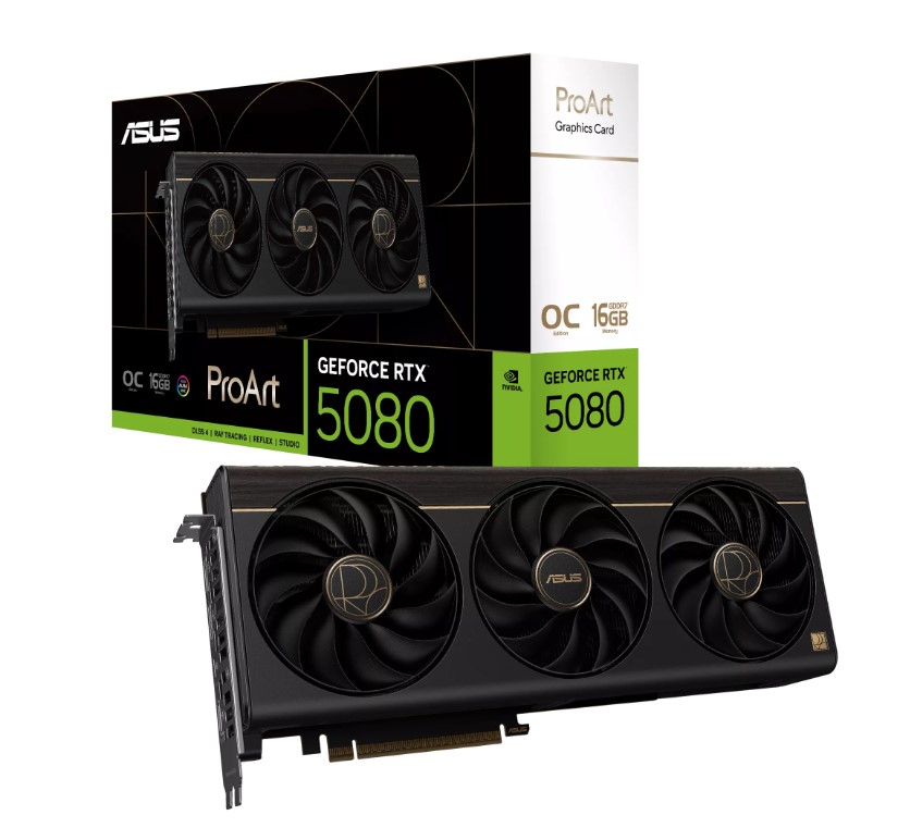 TARJETA DE VIDEO ASUS (PROART-RTX5080-O16G) 16GB GDDR7, 256B