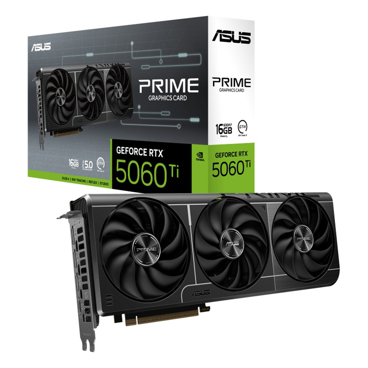 TARJETA DE VIDEO ASUS (PRIME-RTX5060TI-16G) 16GB GDDR7, 128B