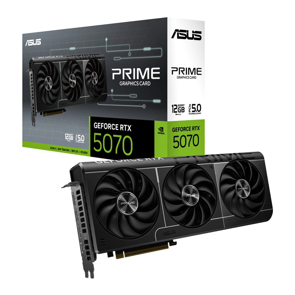 TARJETA DE VIDEO ASUS (PRIME-RTX5070-12G) 12GB GDDR7, 192BIT