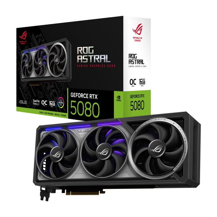 TARJETA DE VIDEO ASUS (ROG-ASTRAL-RTX5080-O16G-GAMING) 16GB 