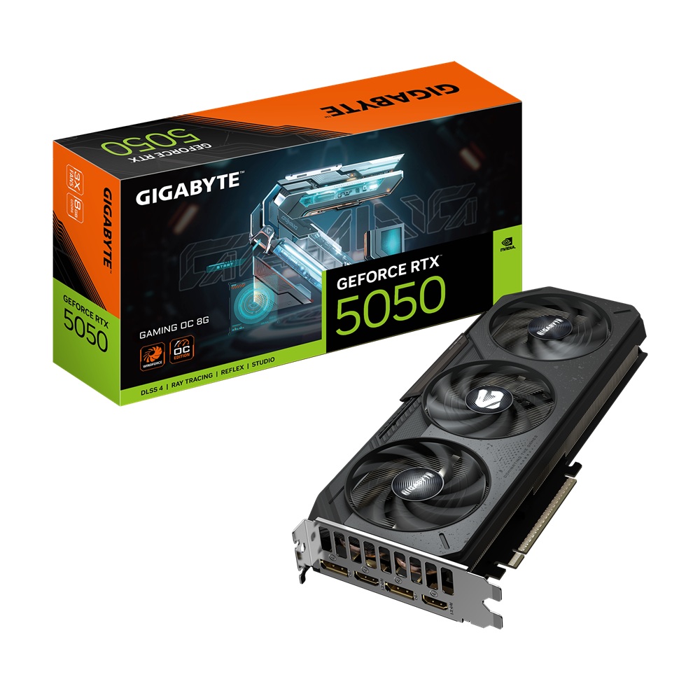 TARJETA DE VIDEO GIGABYTE (GV-N5050GAMING OC-8GD) RTX 5050, 