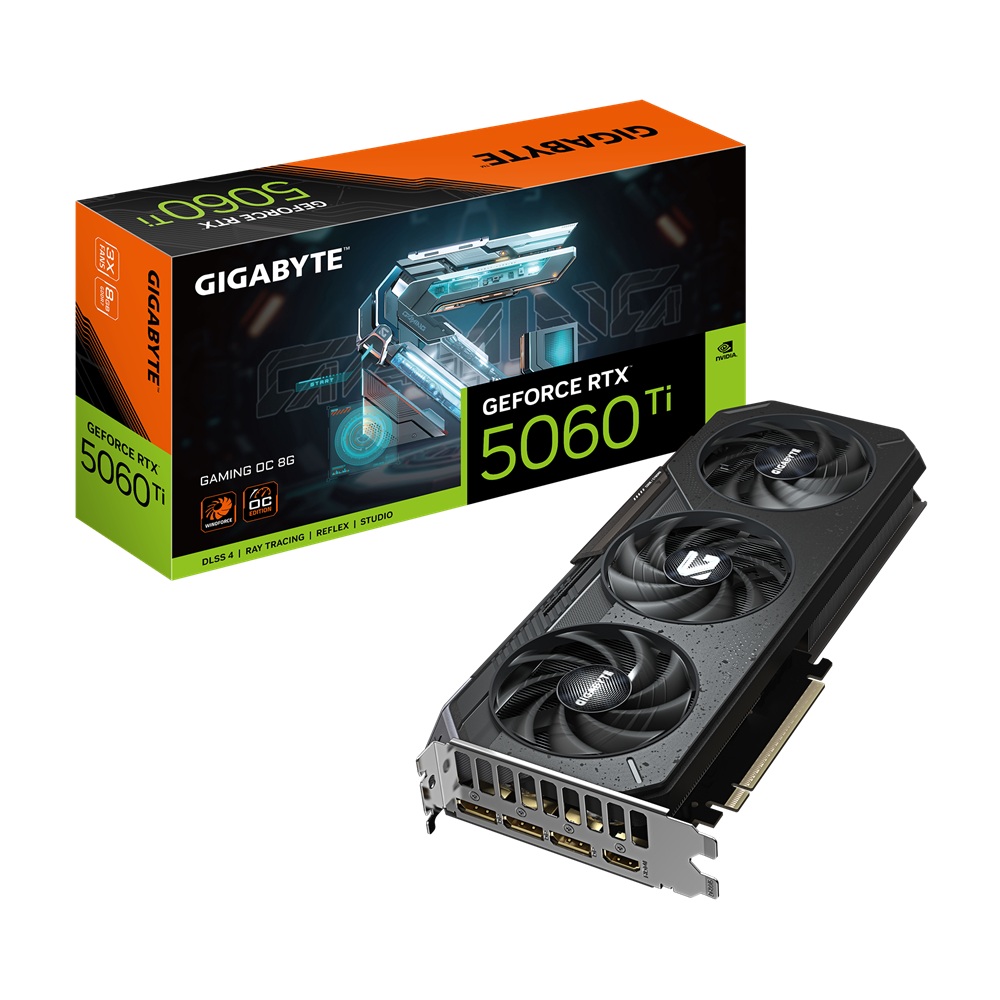 TARJETA DE VIDEO GIGABYTE (GV-N506TGAMING OC-8GD) RTX 5060TI