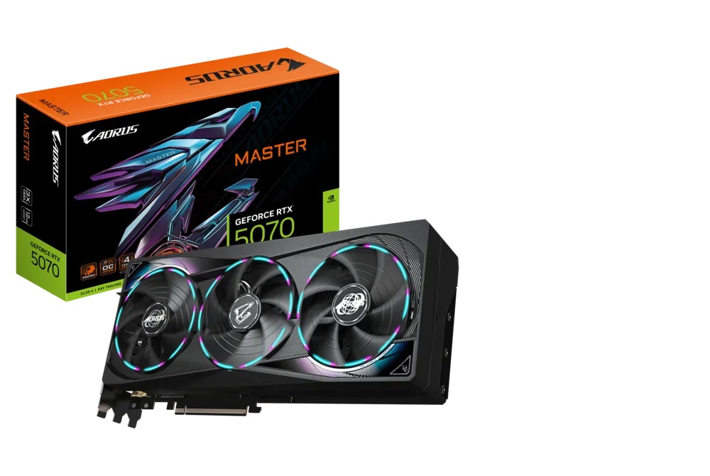 TARJETA DE VIDEO GIGABYTE (GV-N5070AORUS M-12GD) RTX 5070,12