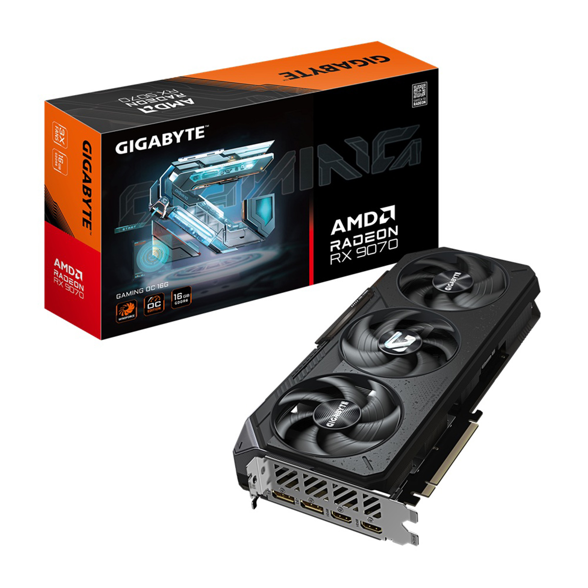 TARJETA DE VIDEO GIGABYTE (GV-R9070GAMING OC-16GD) RX 9070, 